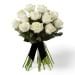 A dozen White Roses