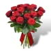 A Bouquet of a Dozen Red Roses